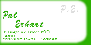 pal erhart business card